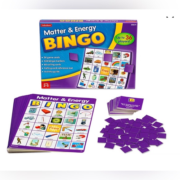Lakeshore | Toys | Lakeshore Matter Energy Bingo Game | Poshmark